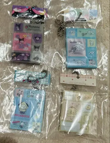 가챠가챠 산리오 캐릭터즈 타일 씰 미니어처 참