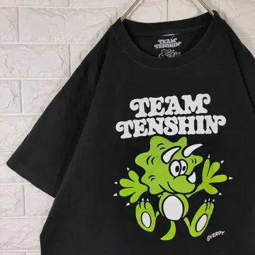 나스카와 텐신 Verdy 케랩 티셔츠 반팔 블랙 L
