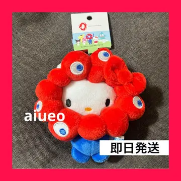 EXPO2025 산리오 밉밉 나리키리 봉제 인형 헬로키티 만박