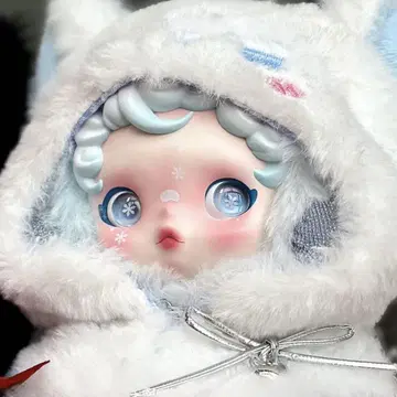 popmart skullpanda 의류 화이트 고양이