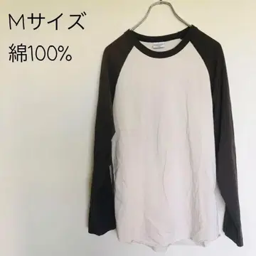 티셔츠 유나이티드 애로우즈 긴팔 남성용 래글런 코튼 100%