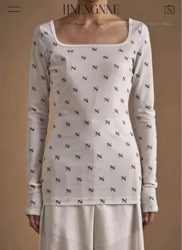 HNENGNAE KISHIMEN LOGO TOP / White 1 사이즈