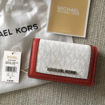 새상품 마이클코어스 MICHEAL KORS 레드 키케이스