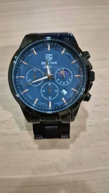 BENYAR 크로노그래프 시계 네이비