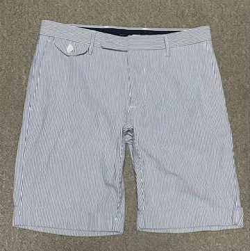 INCOTEX SLOWEAR 스트라이프 코드 레인 숏 팬츠