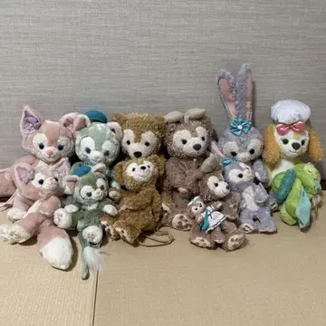 닷피 프렌즈 거의 풀세트 봉제 인형 & 미니백 세트