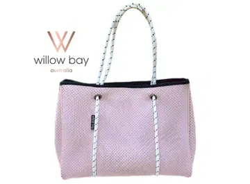 WILLOW BAY 윌로우 베이 네오프렌 토트백
