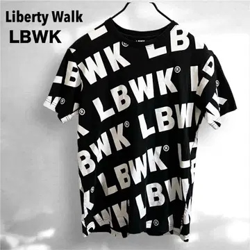 리버티 워크 LBWK 올 패턴 프린트 티셔츠 Libertywork