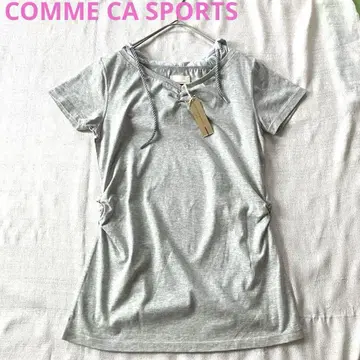 택 포함 미사용 COMME CA SPORTS 반팔 티셔츠 후드 부착