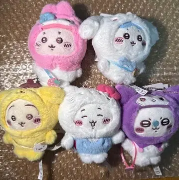치이카와 산리오 마스코트 홀더 5종