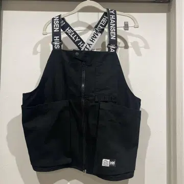 레어 Helly Hansen 블랙 BIB 빕 베스트 콜라보 백