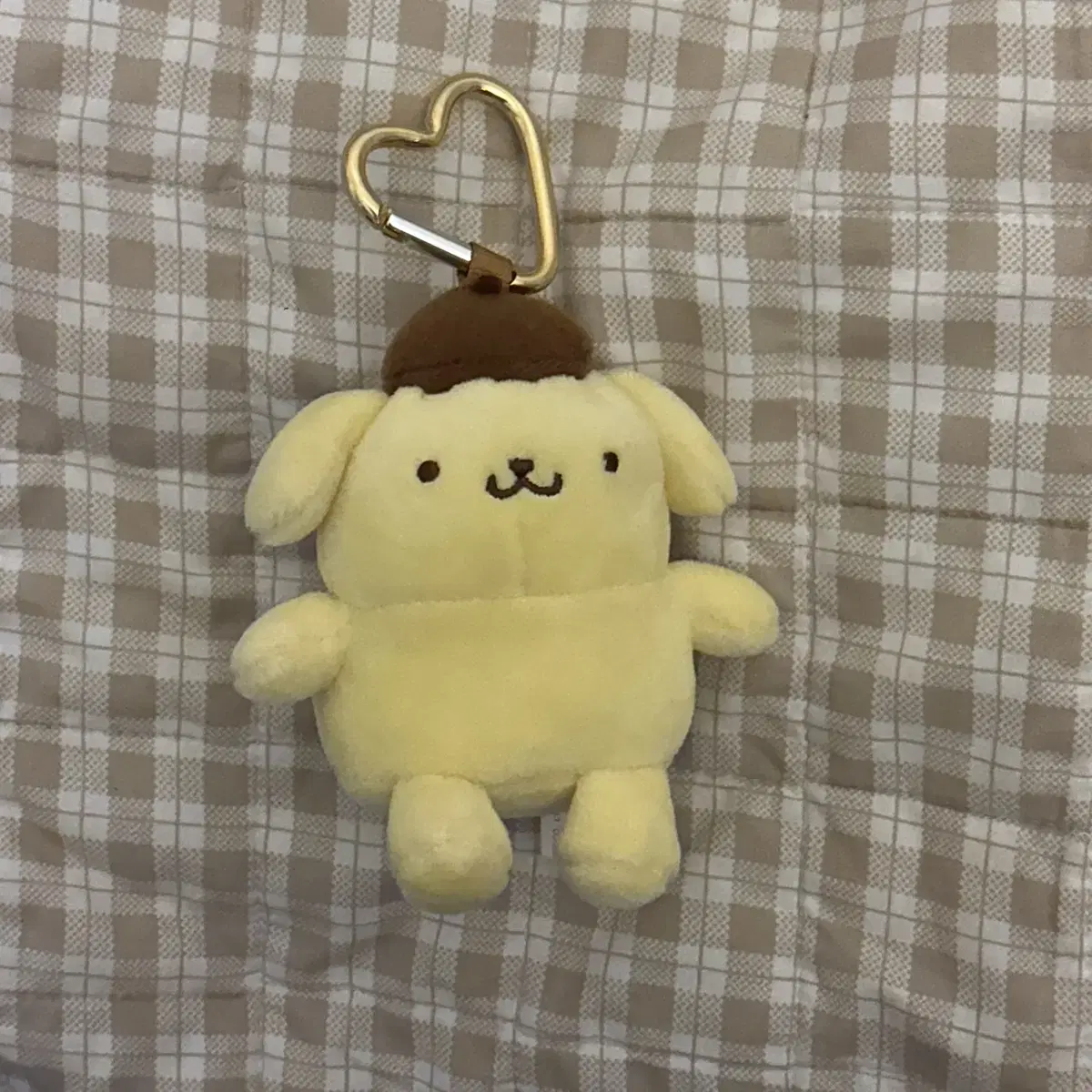 Pompompurin Mini Mascot Keyring