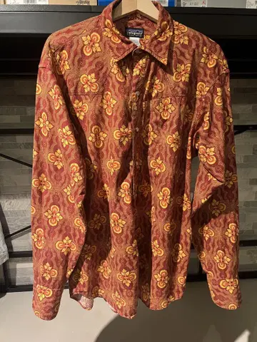 레어 00s 파타고니아 리듬 긴팔 셔츠 M