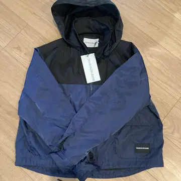 CALVIN KLEIN JEANS 마운틴 후드티 네이비 블랙 S M