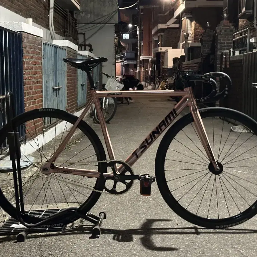 Tsunami snm100 Rose Gold Fixed Gear Bike #쓰나미snm100