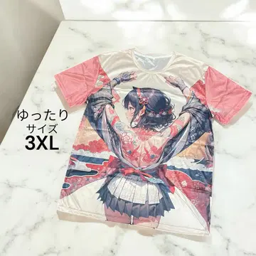 애니메이션 그래픽 티셔츠 3XL
