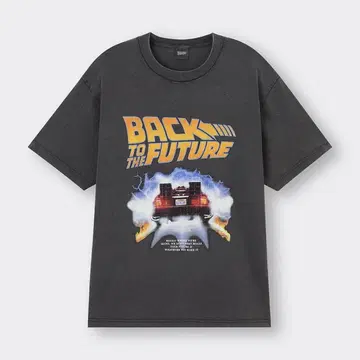 지유 back to the future 그래픽 T 콜라보 MOVIE S
