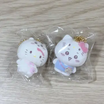 치이카와 (먼작귀) 산리오 시크릿 플로키 마스코트 참 헬로키티