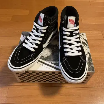 반스 스케이트 SK8-HI 블랙/화이트