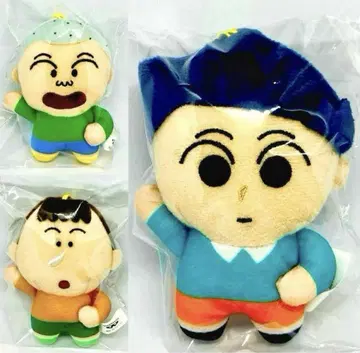 신차원! 크레용 신짱 카스카베 방위대 미니 봉제 인형 3개 세트