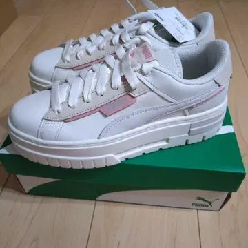 미사용 새상품 PUMA 메이즈 크러쉬드 PRM 우먼 통굽 스니커즈