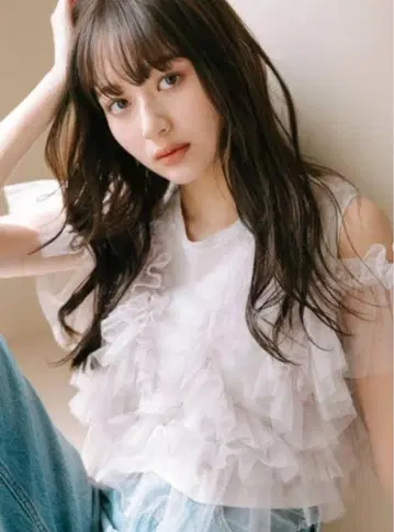 코코딜 튤 레이어드 탑