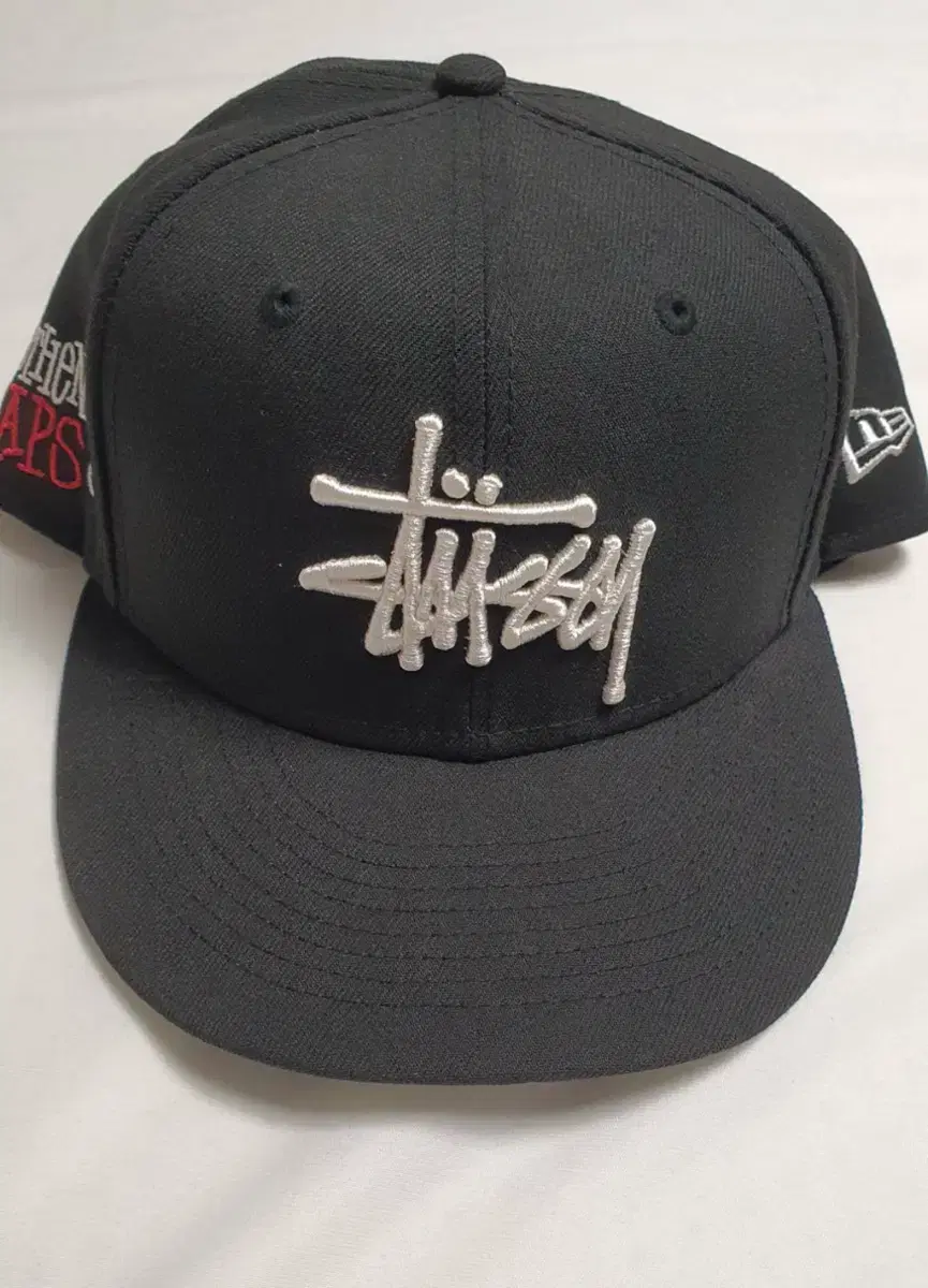 [75/8] Stussy Authentic New Era Cap Black
