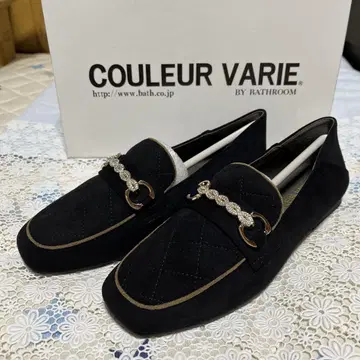 COULEUR VARIE 크롤 발리에 2WAY 비쥬 벨트 로퍼