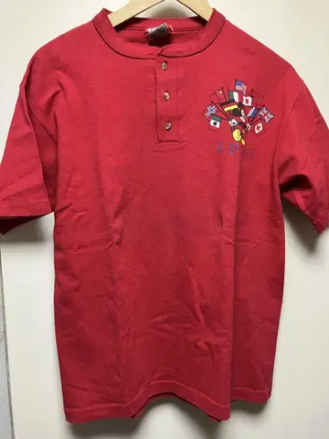 90s 미키마우스 티셔츠 국기 USA제 epcot