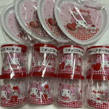 마이멜로디 당첨 복권 7 11 캐니스터 멜라민 플레이트 멜로디만