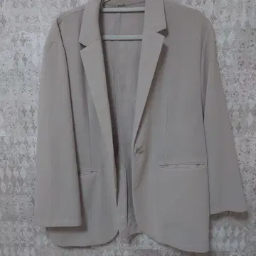 미라 오웬 시어 베이지 테일러드 자켓