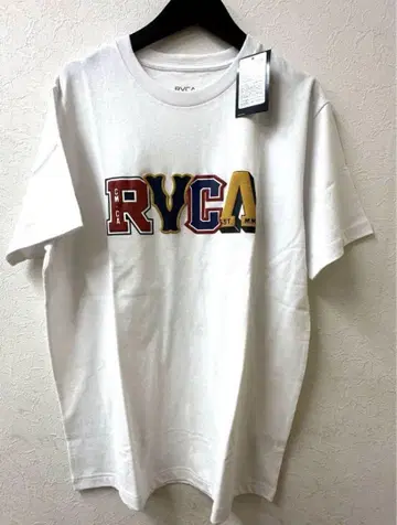 인기 빅 로고 RVCA 루카 프론트 프린트 티셔츠