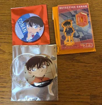 극장판 명탐정 코난 외눈의 잔상 캔뱃지 아크릴 스탠드 에도가와 코난
