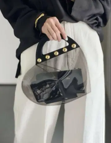 Chieko+ 치에코 Clear Heart Bag 클리어 하트 백