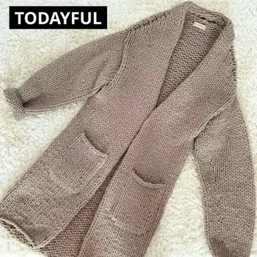 TODAYFUL 투데이풀 핸드 니트 롱 가디건 겉옷