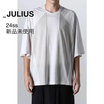 JULIUS 2024SS 카이토 실루엣 오버 사이즈 티셔츠