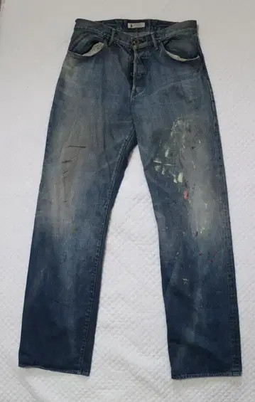 The Duffer 스트레이트 셀비지 데님 신치 벨트 XL 사이즈