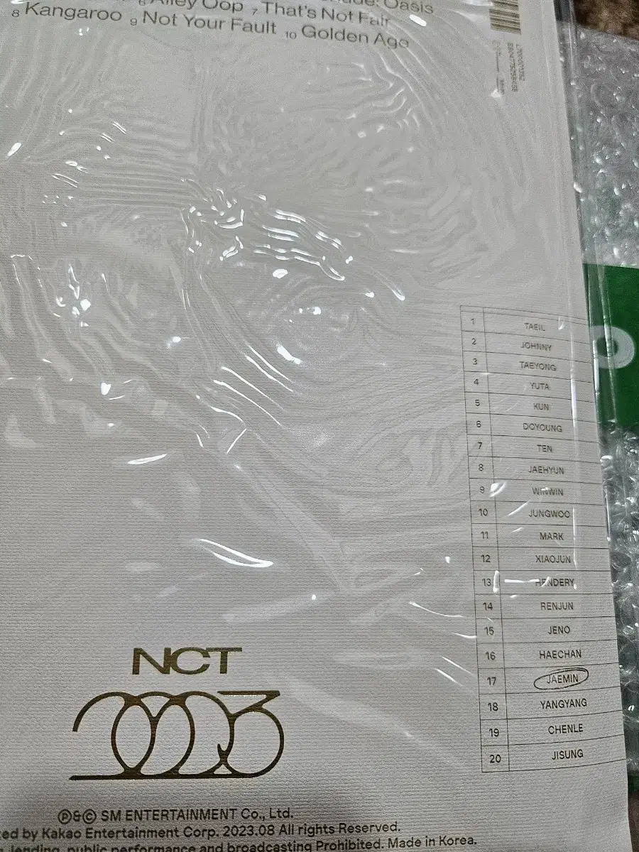 Nct Golden Age Jeno sealed album