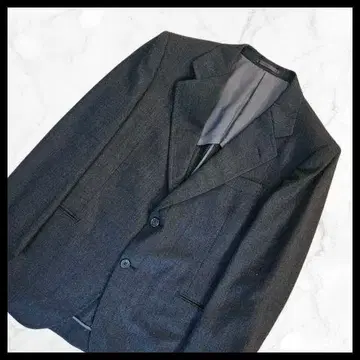 90's 빈티지 다크 그레이 테일러드 자켓