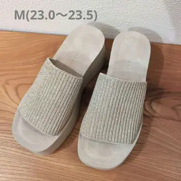 칸도 핏 니트 샌들
