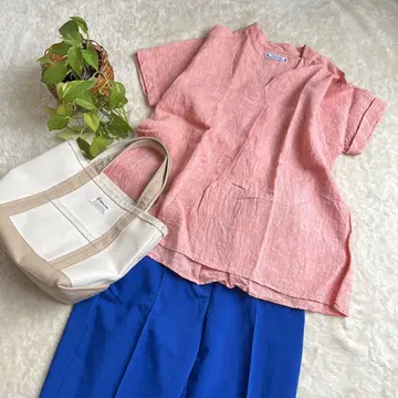 les ageu 프렌치 린넨 셔츠 린넨 100%