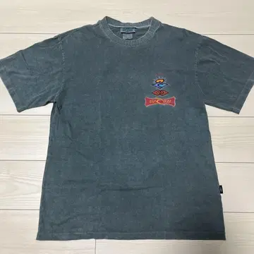 RIP CURL 그레이 티셔츠 구제 의류 빈티지 싱글 스티치