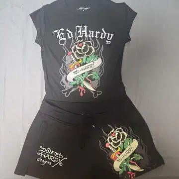 Ed Hardy 캐주얼 셋업 M 블랙