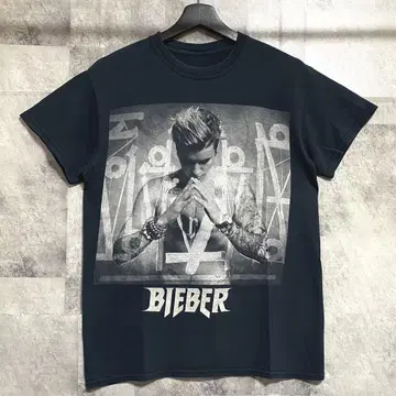 JUSTIN BIEBER 저스틴 비버 티셔츠 블랙