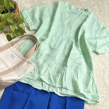 les ageu 프렌치 린넨 셔츠