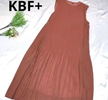 KBF+ KBF 플러스 롱 원피스 플리츠 프리 사이즈