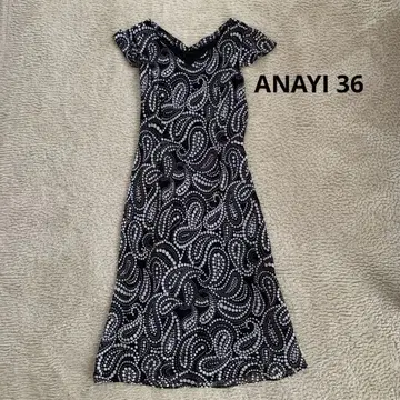 ANAYI 아나이 원피스 36 반팔 슬리브리스