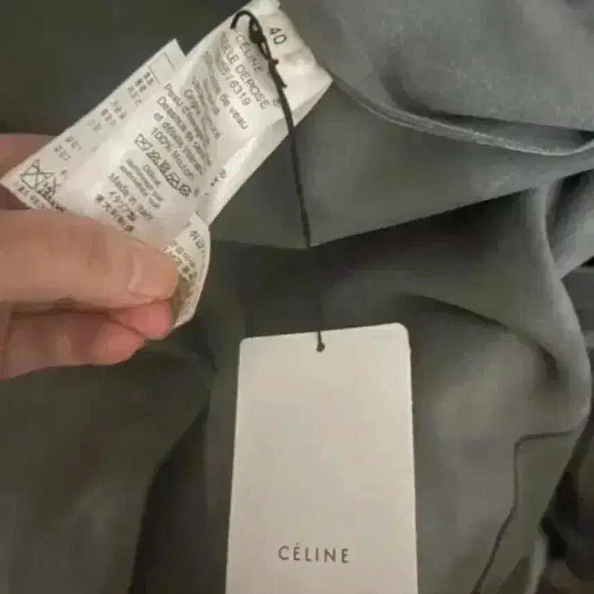 셀린느 OLD CELINE 올드셀린 Phoebe Philo 스웨이드 코트 새상품 사진 5