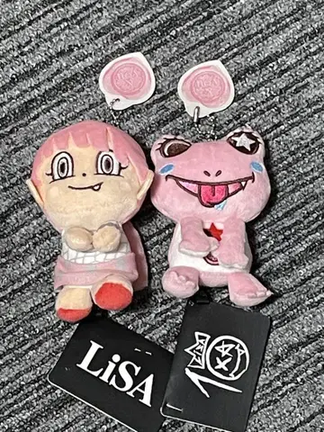 LiSA 모모코 봉제 인형 마스코트 세트