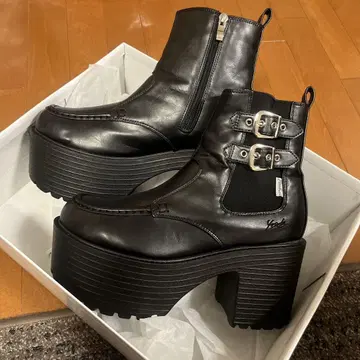 요스케 남성용 통굽 힐 부츠 27cm
